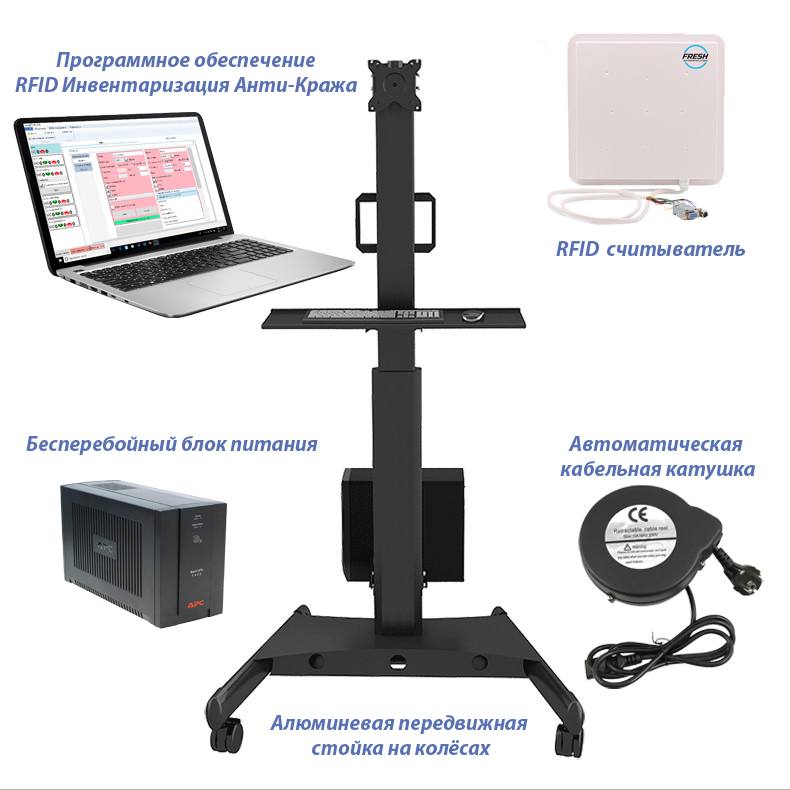 Учёт и RFID инвентаризация Станция РФИД Инвентаризации и учёта